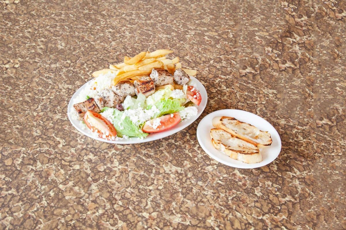 Pork Souvlaki Dinner