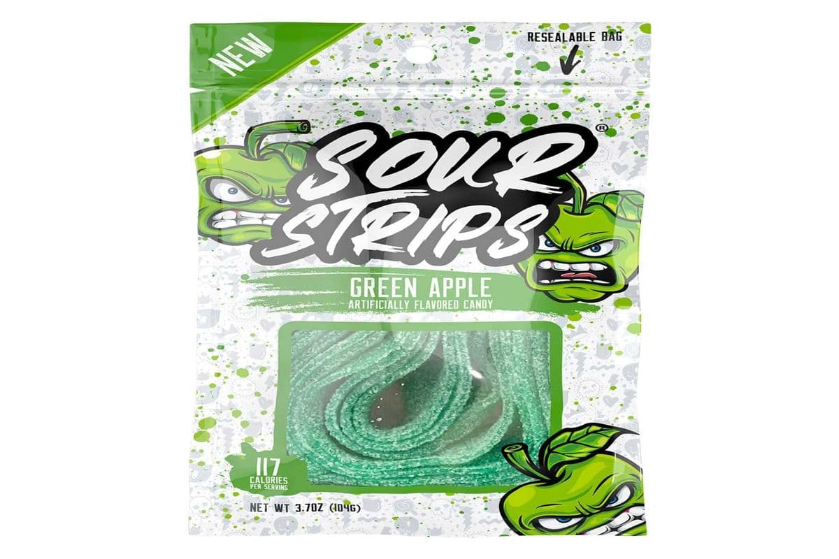 Sour Strips Green Apple (96g) (96g)