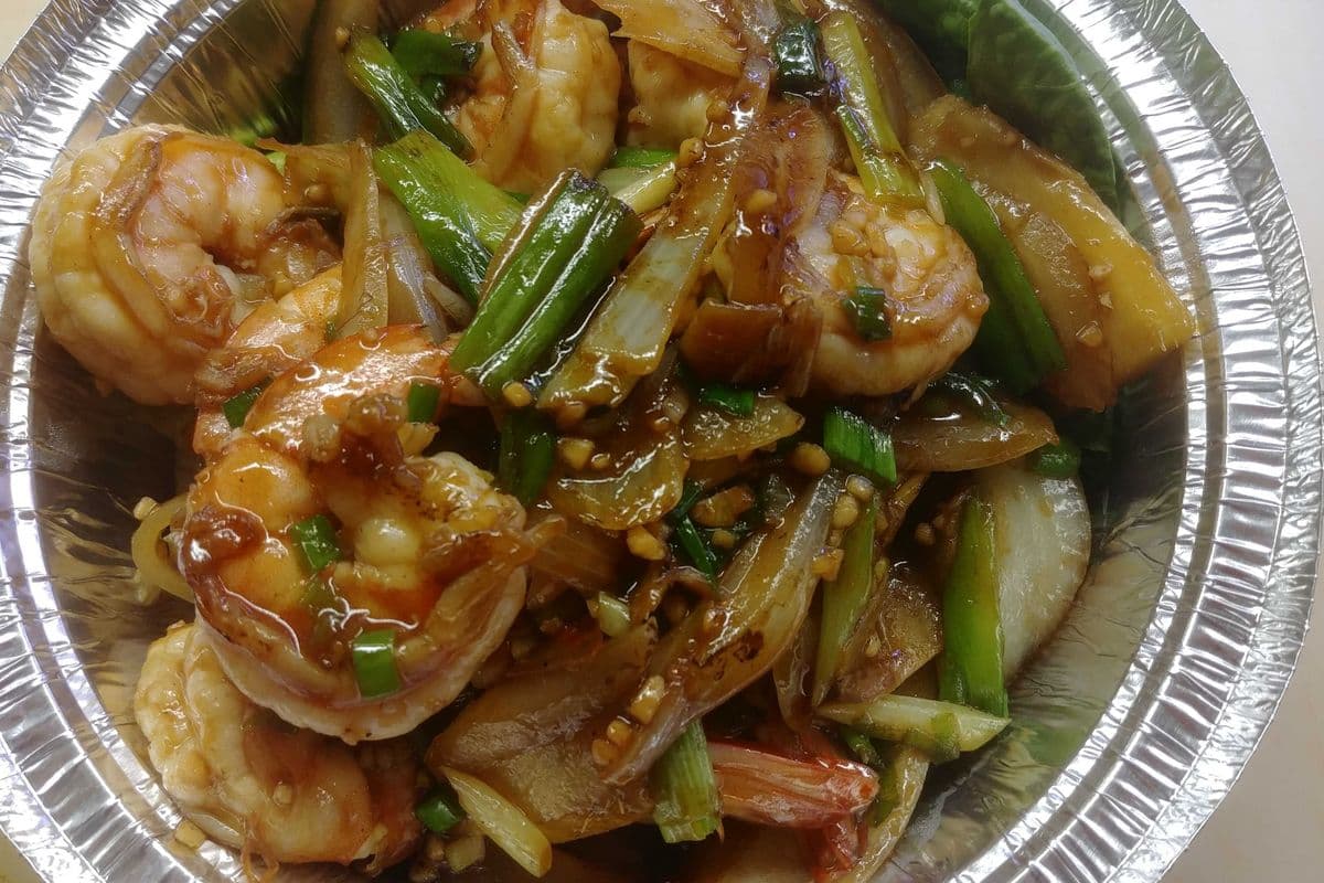 26. Crevettes au gingembre et échalotes / Ginger and Shallots Shrimps