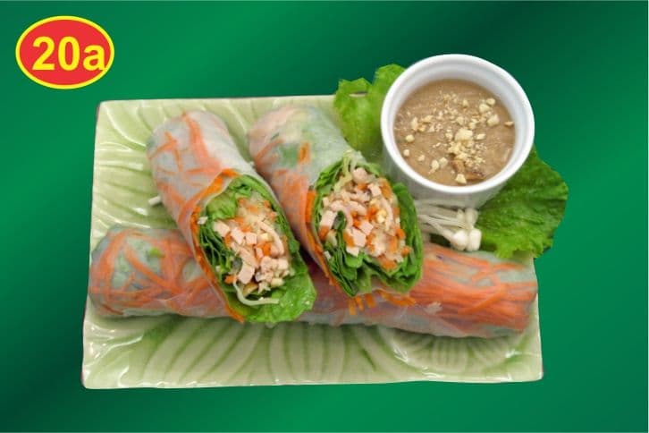 20a. Veggie Salad Rolls - GoI Cuon Chay (1 BOX CHARED)