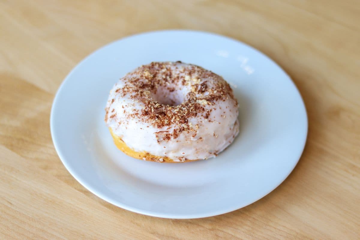Vanilla Dip Oh Henry Donut