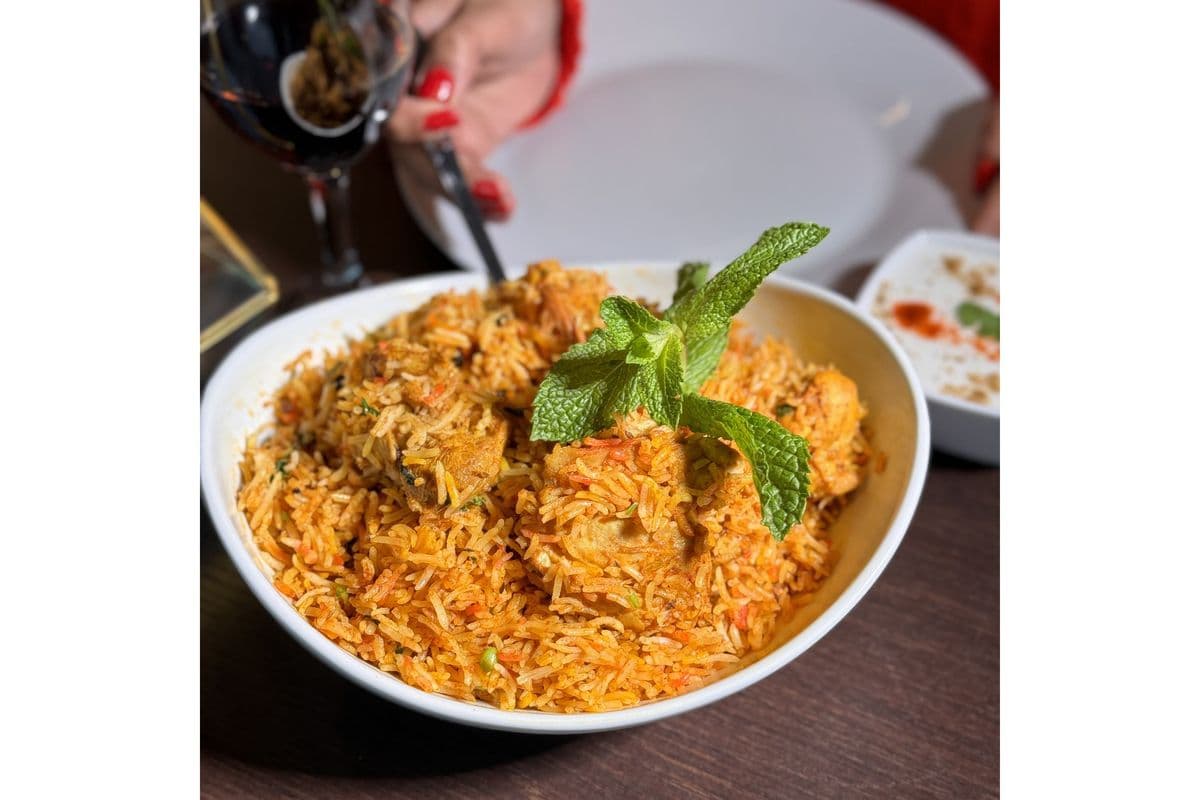 Chicken Biryani with Raita