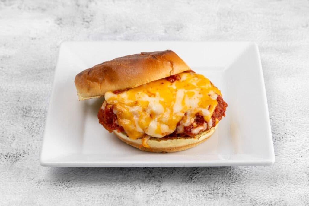 Chicken Parmesan sandwich