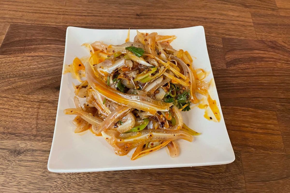 Pig Ears Dressed with Chili Oil （红油猪耳片）