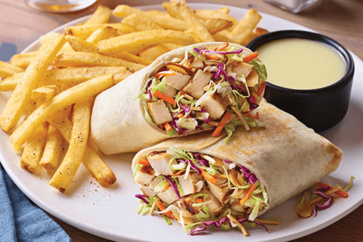 Grilled Oriental Chicken Wrap