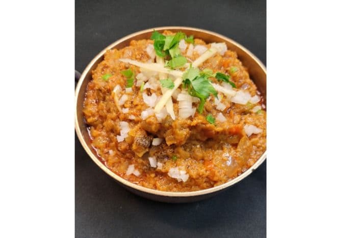 Eggplant Bhartha