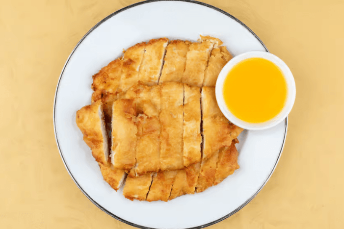 36. Deep-Fried Chicken in Lemon Sauce
