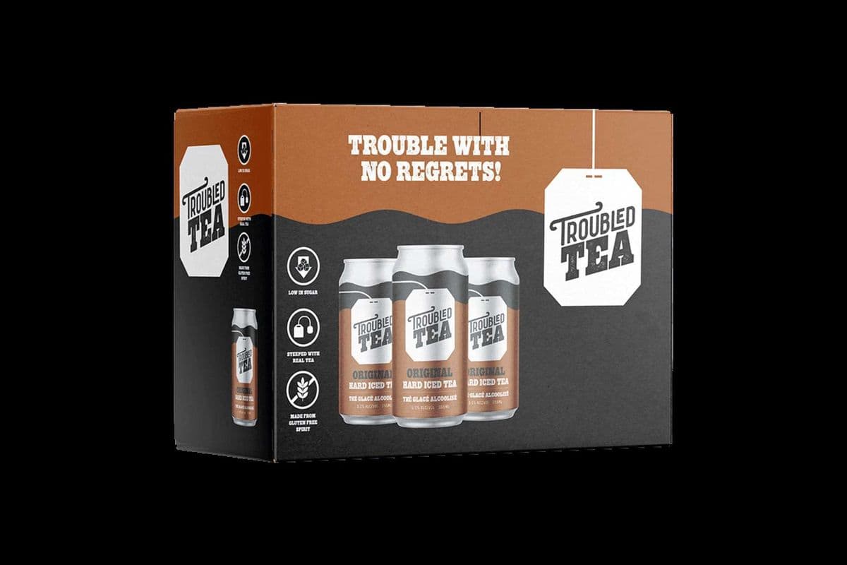 TROUBLED TEA HARD ICED TEA (12 PACK) (12 x 355ML CAN)