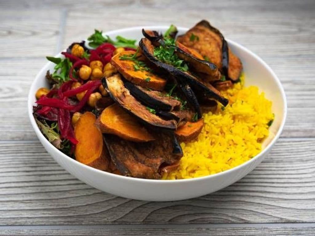 Sabich Rice Bowl