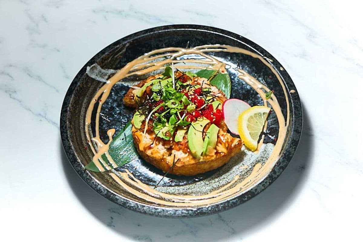 Sushi Pizza Spicy Tuna
