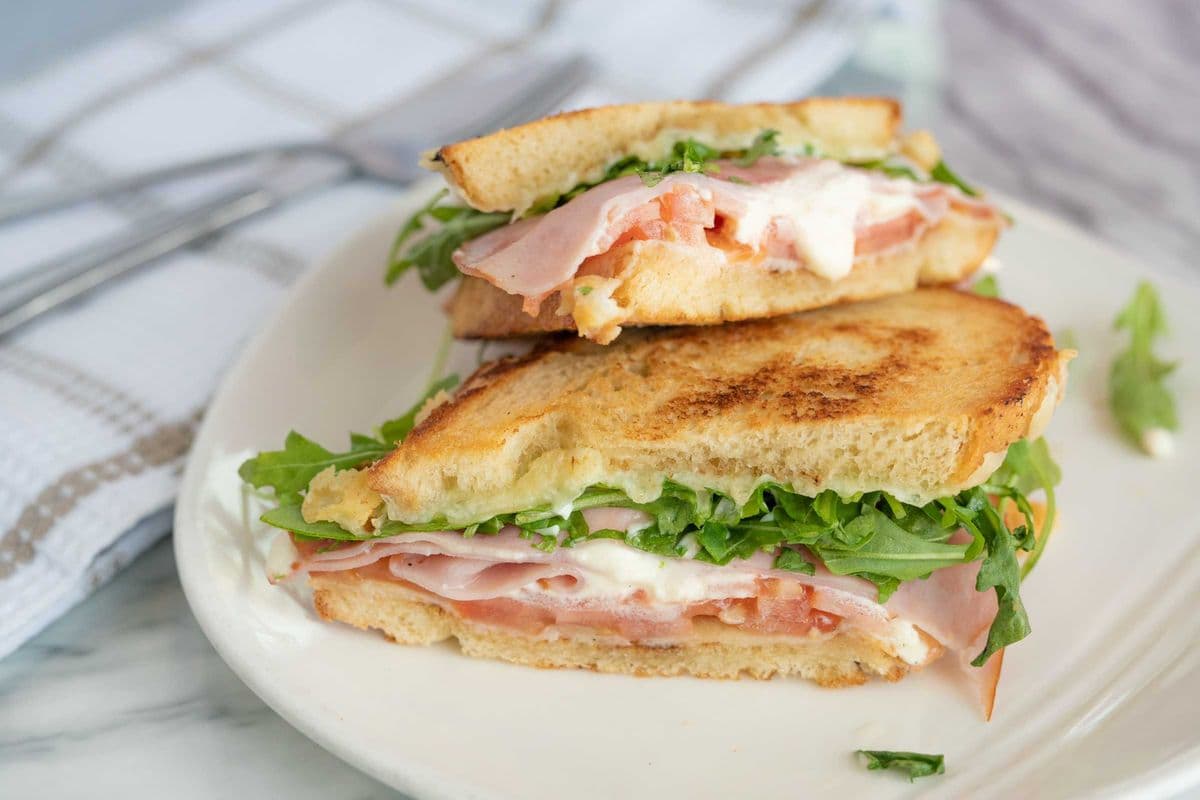 Smoked Ham & Swiss Sandwich