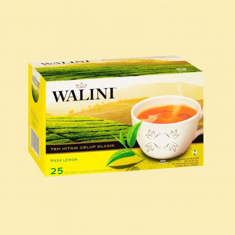 Walini Black Tea Lemon Flavor 45g