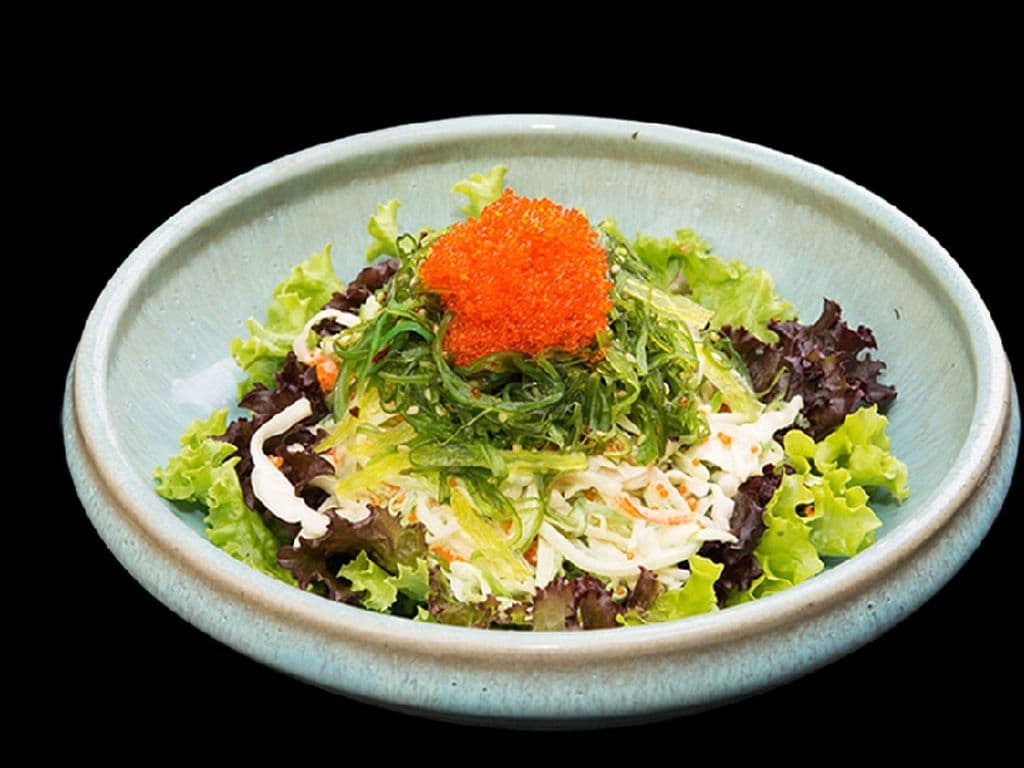 Tobiko Goma Salad
