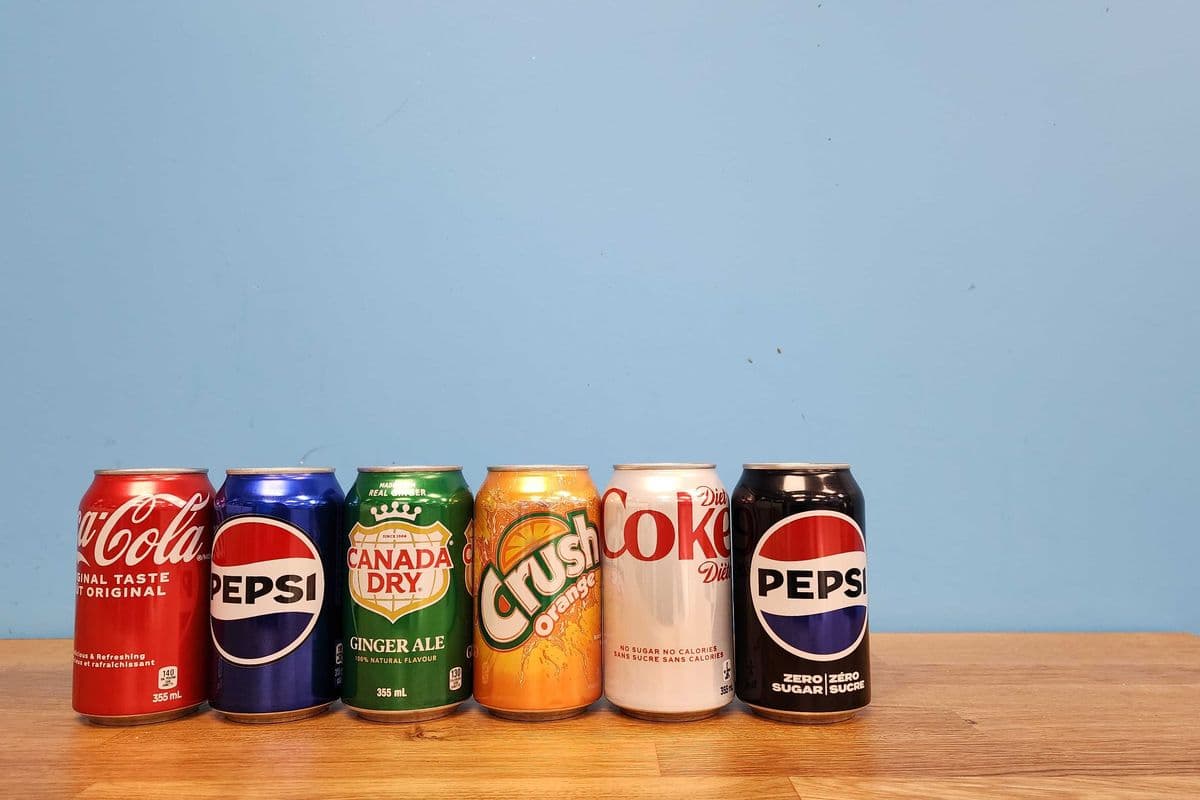 Soft Drinks and Water bottle