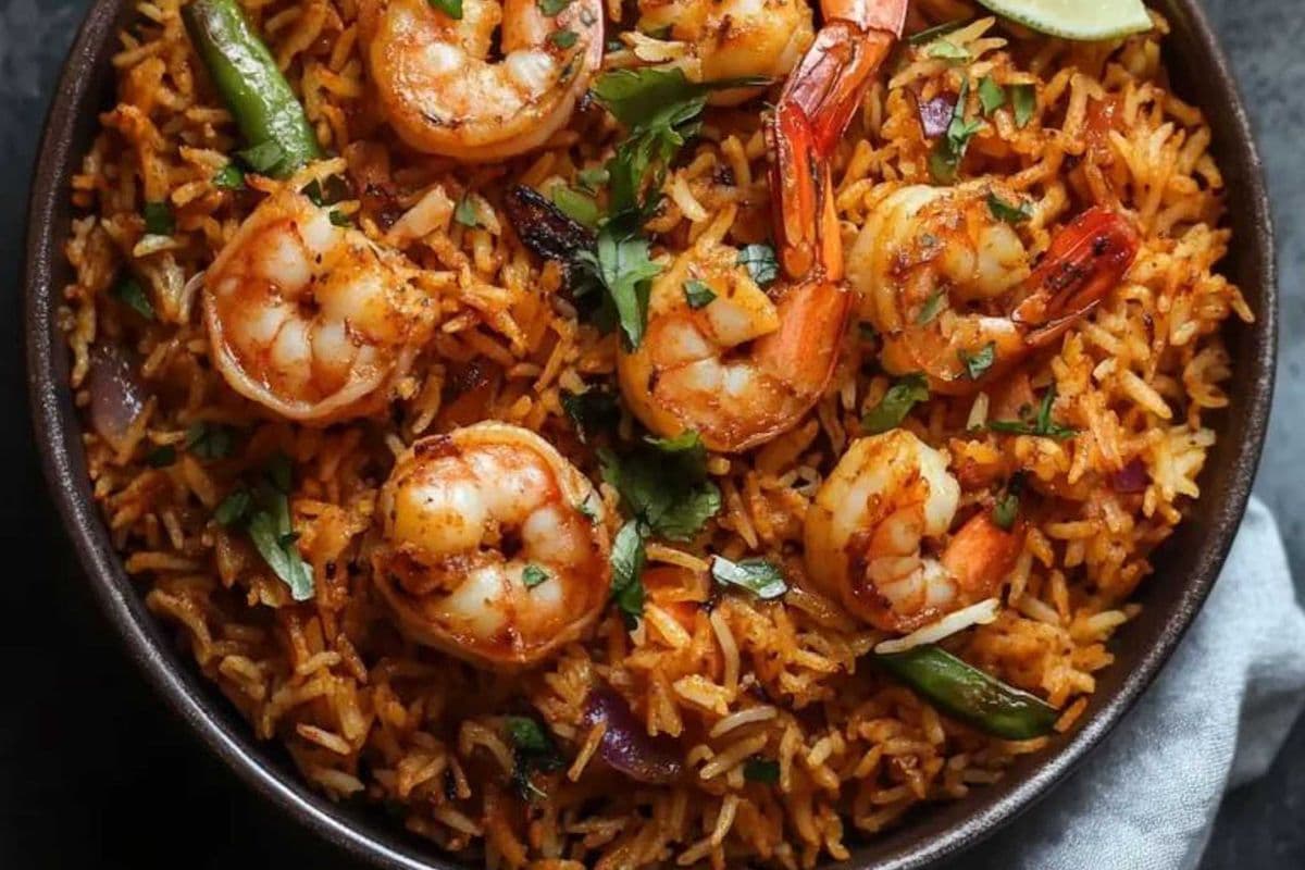 124. Shrimp Biryani (22oz)