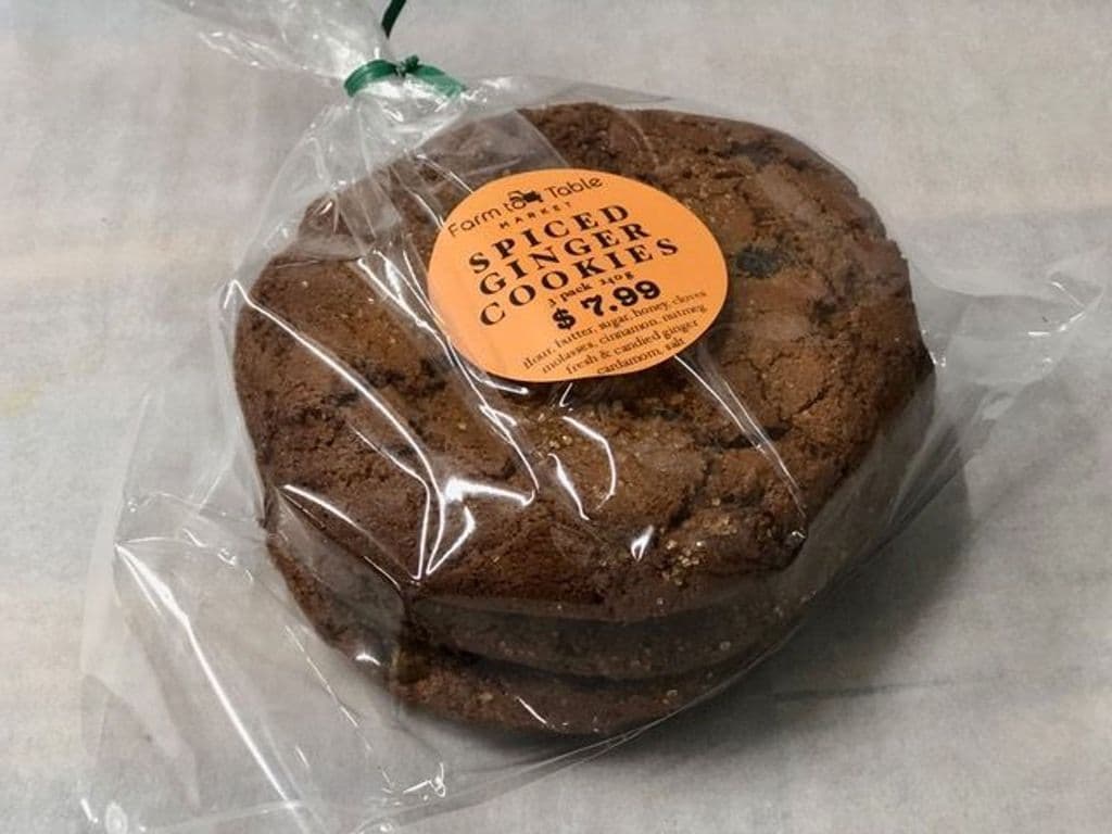 LOCALLY MADE FRESH COOKIES SPICED GINGER 240G 3PK