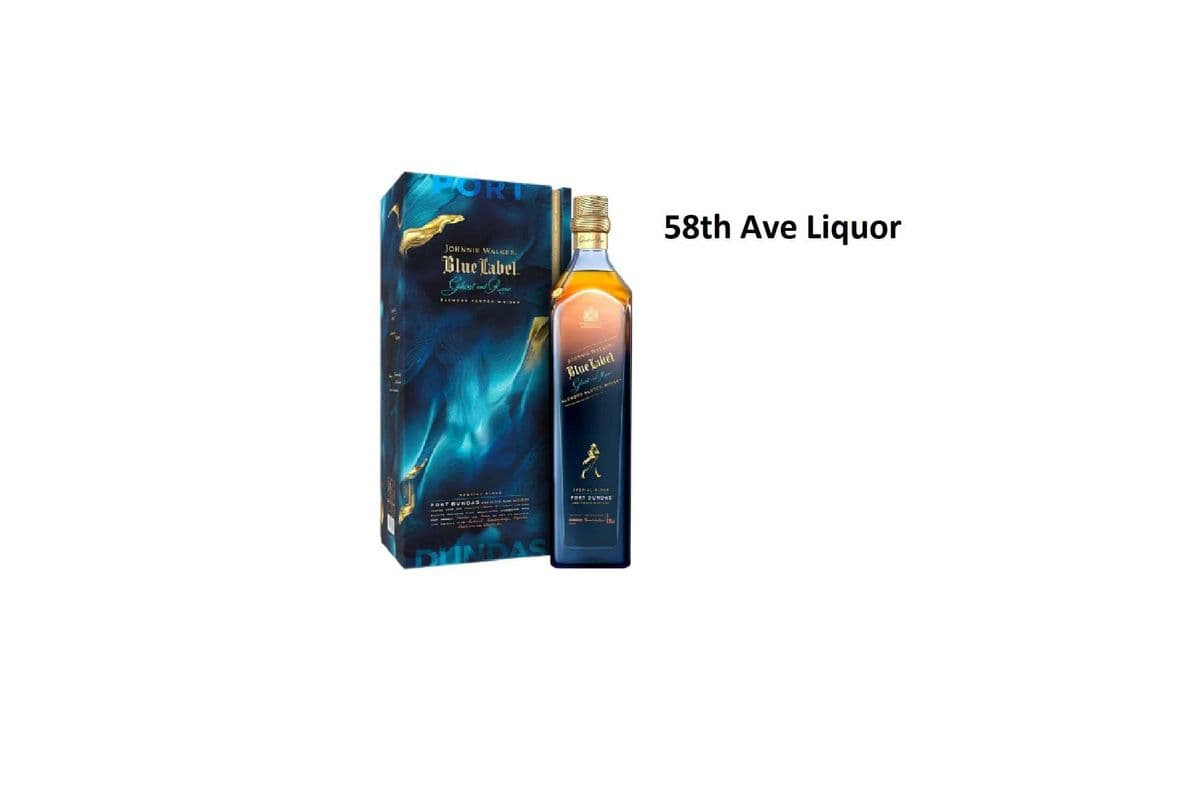 JOHNNIE WALKER BLUE LABEL GHOST&RARE PORT DUNDAS 750ML (1 x 750ML)