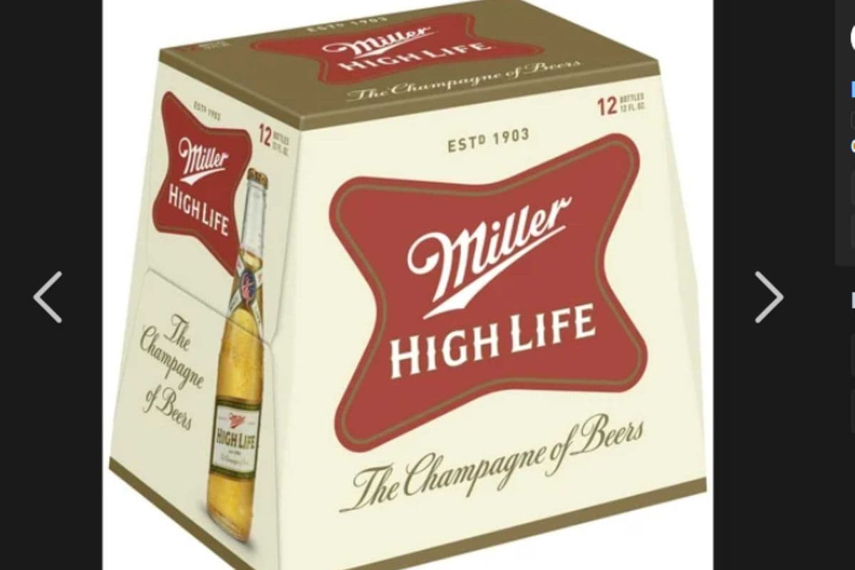 Miller High Life 12Bottle (12 x 355ml)