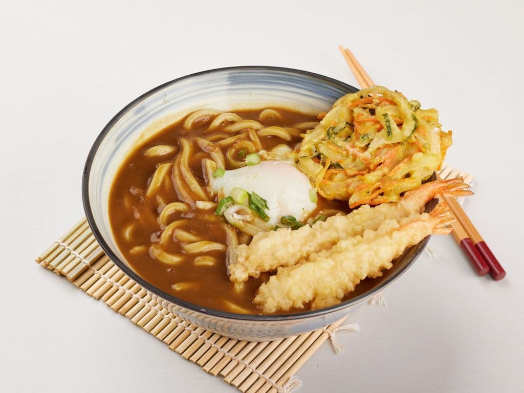 Tempura Prawns & Yasai Curry Udon 天婦羅炸蝦蔬菜咖哩烏冬