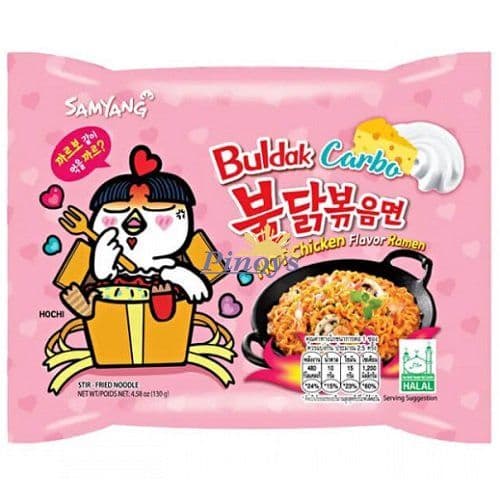 Buldak  Ramen Sauté Carbonara 130g/ Buldak Stir- Fried Ramen Carbonara 130g