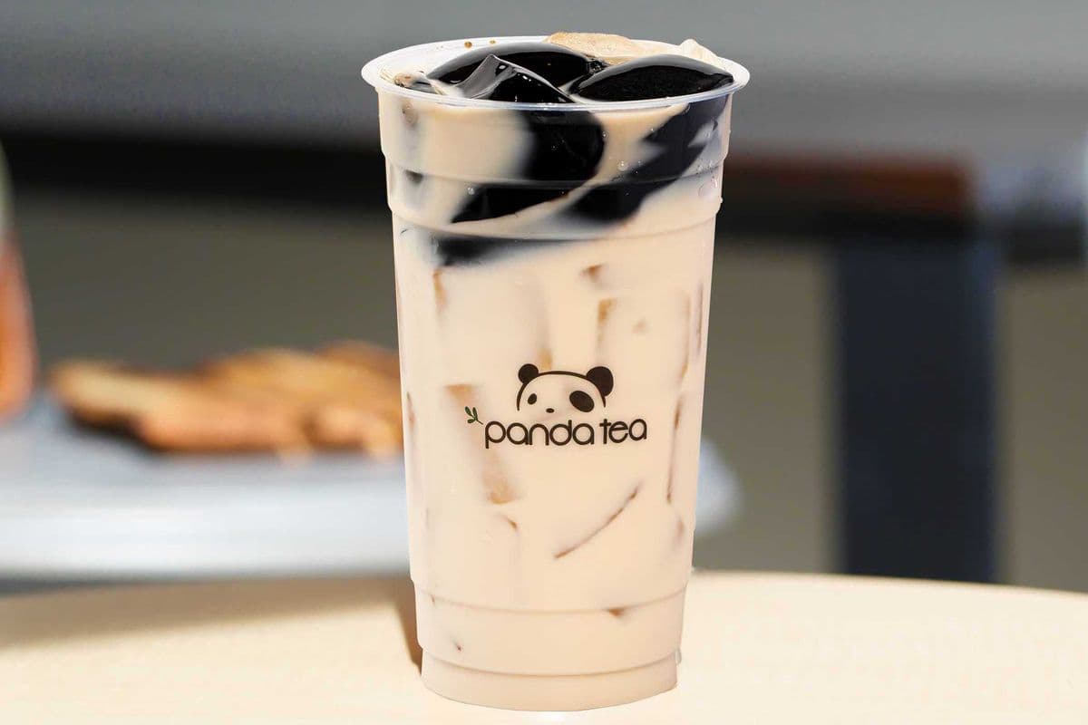 Herbal Jelly Milk Green Tea 仙草凍奶綠