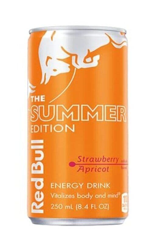 Red Bull Boisson Énergisante Abricot Fraise 250mL / Red Bull Energy Drink Strawberry Apricot250mL