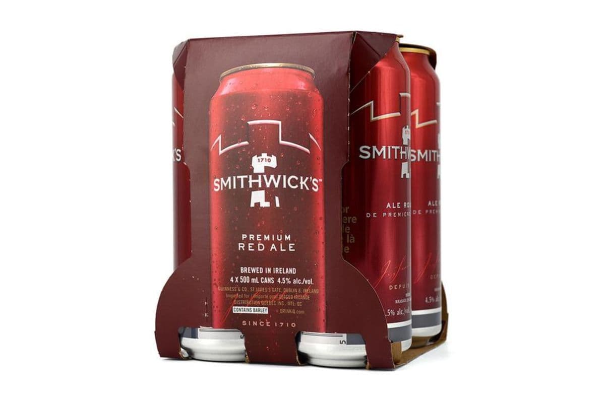 Smithwicks Premium Red Ale (4 Cans) (1 x 500ML)