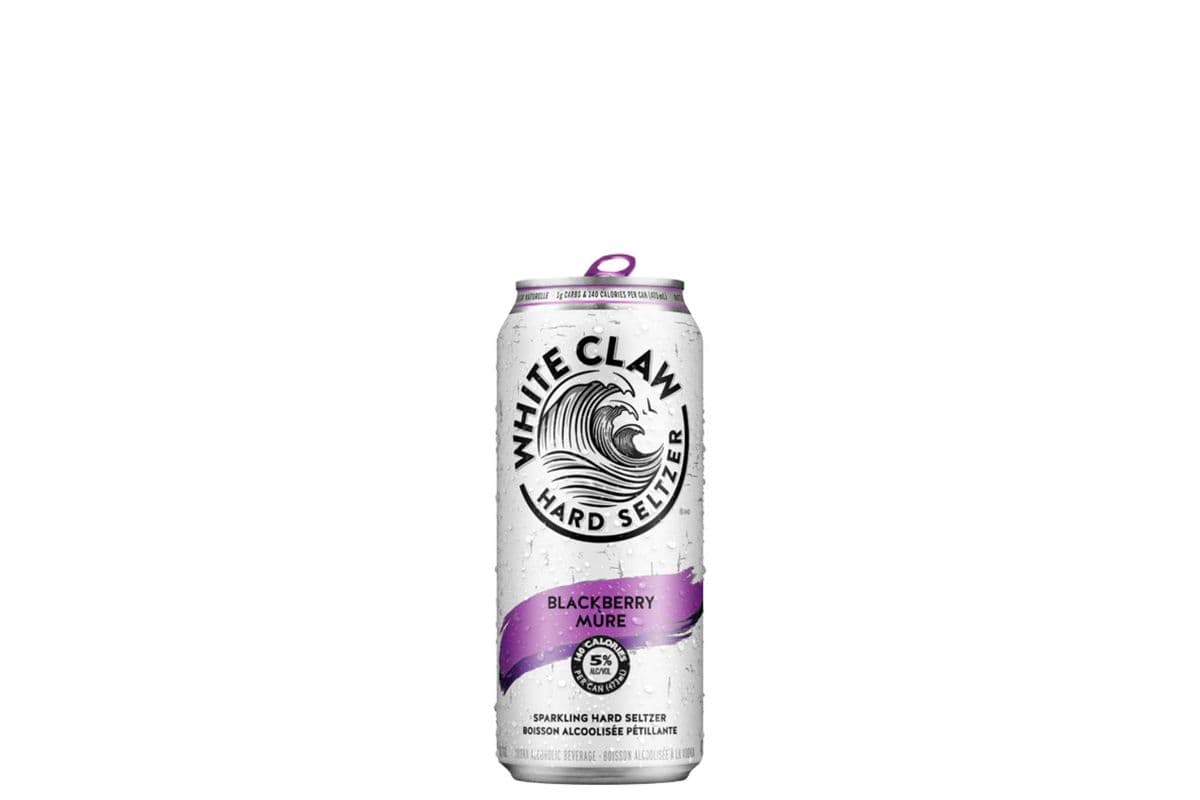 White Claw Hard Seltzer Blackberry, 473ml (1 x 473 ml)