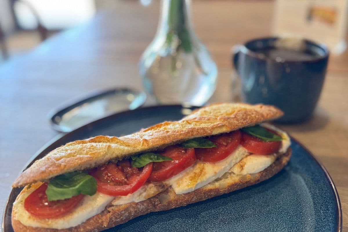 Caprese Baguette Sandwich