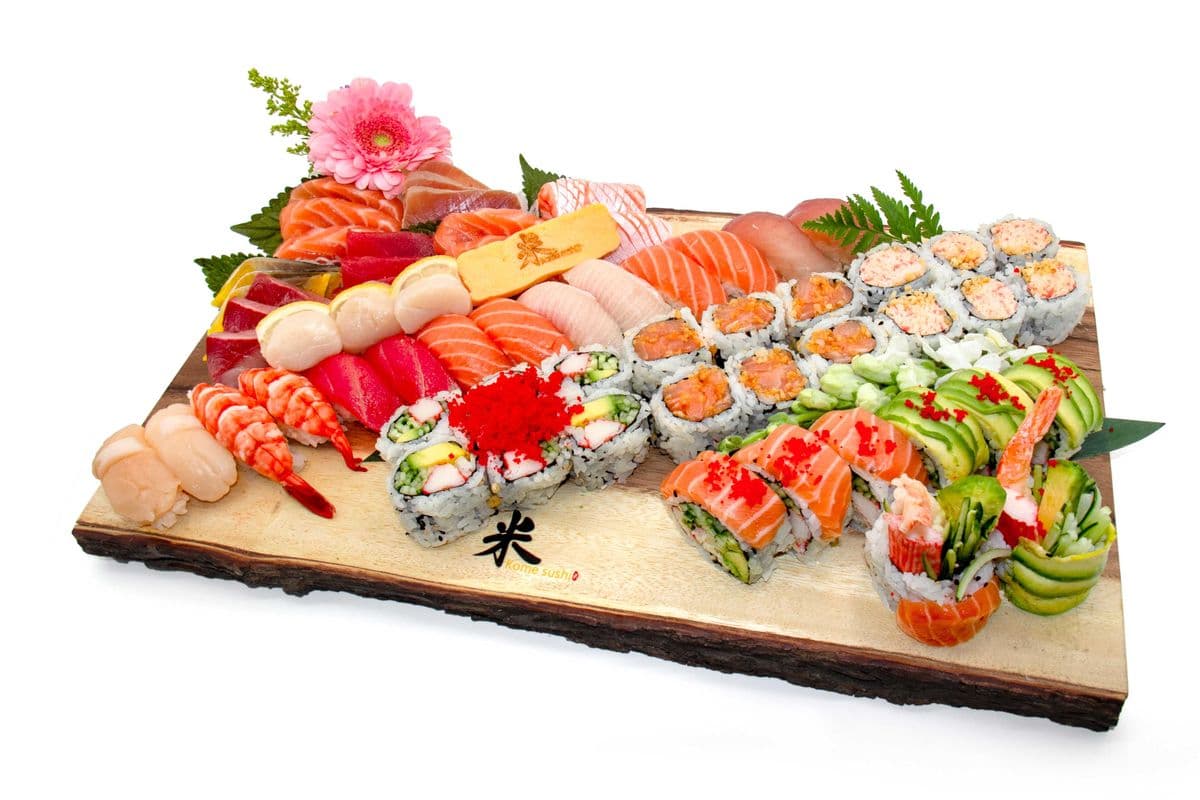 A14. Assorted Sushi Sashimi and Roll (60pcs)