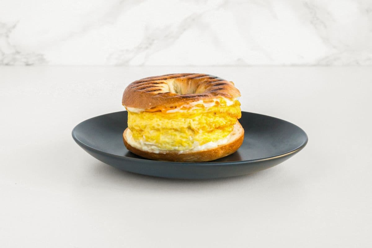 Breakfast Sandwich (Egg, Bacon, Cheese, and Chives)