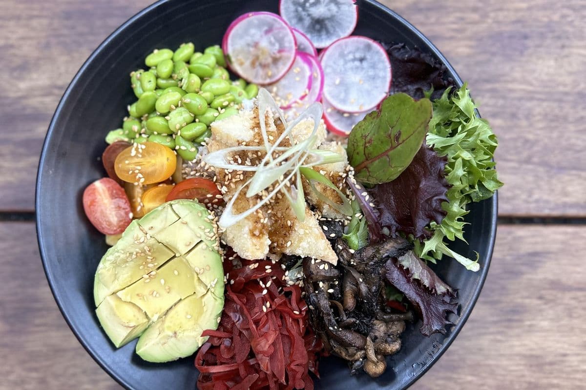 Marinated Crispy Tofu Bowl