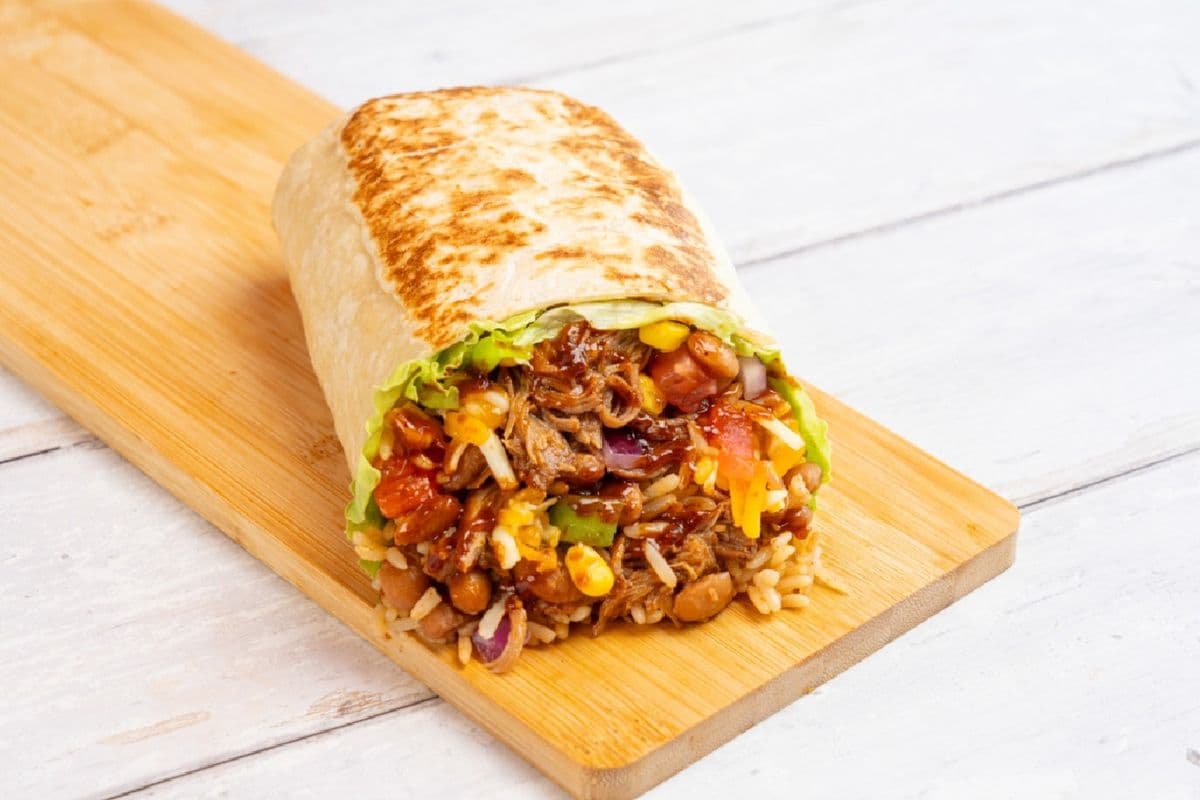 Gluten-Friendly Pulled Pork Burrito
