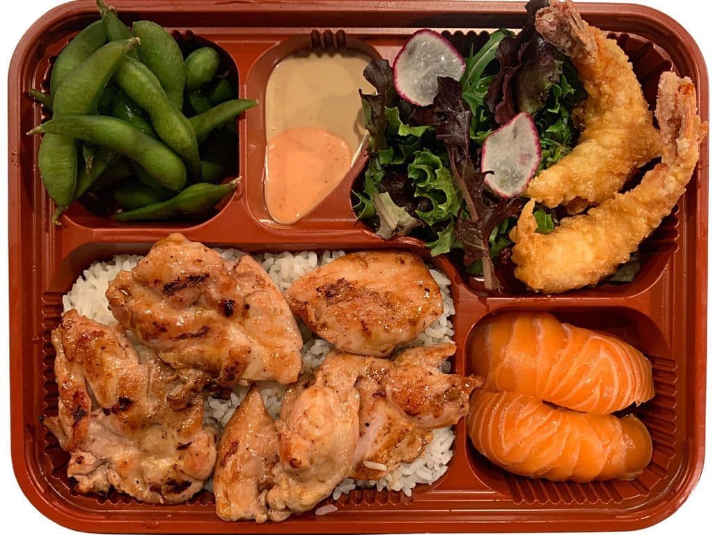 Chicken Teriyaki Bento w/ Miso soup