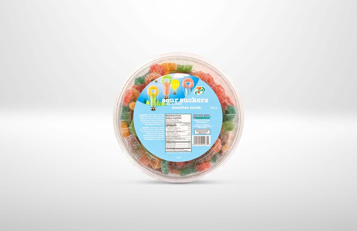 7-Select Sour Suckers (450 g)