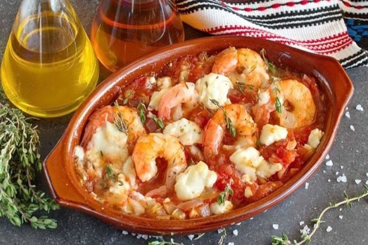 Garides Saganaki