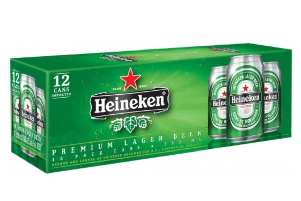 Heineken - 12 Cans (12 x 330 ml Can)