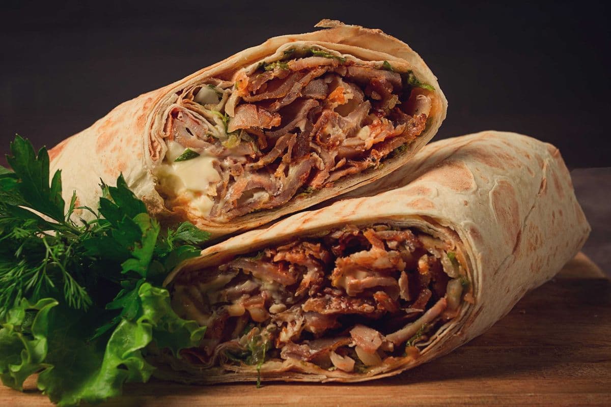 Beef Shawarma Wrap