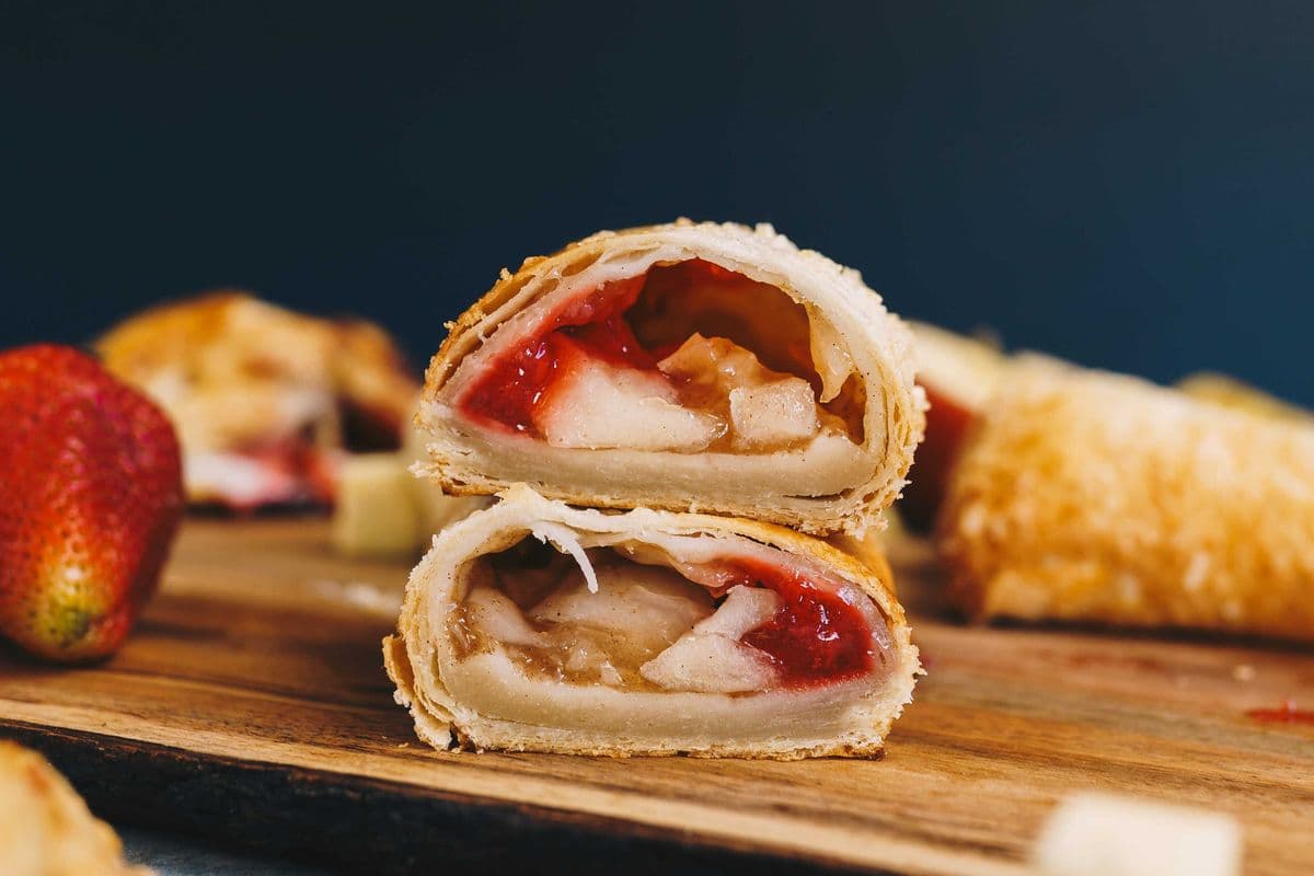 Apple Cherry Strudel