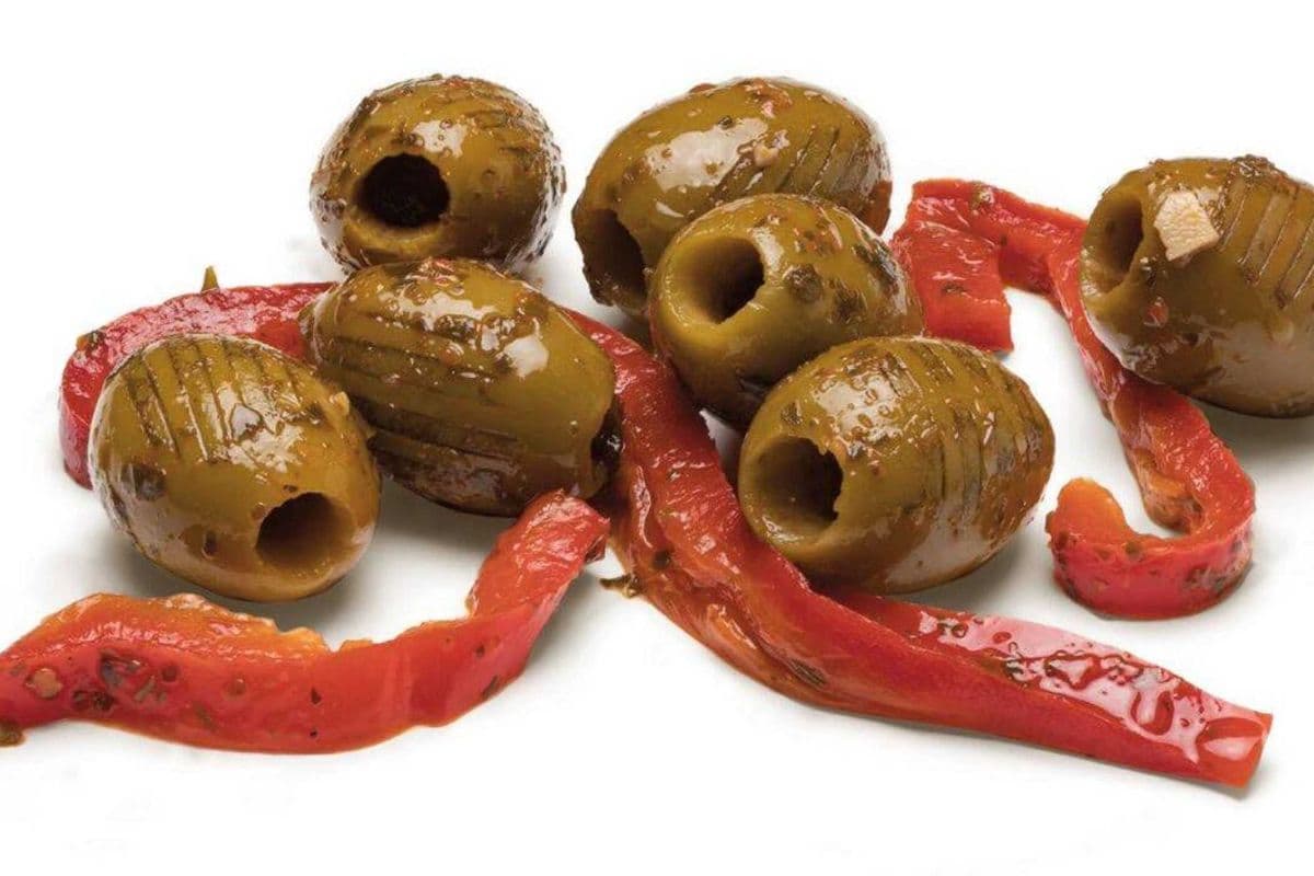 Green Grilled Olives