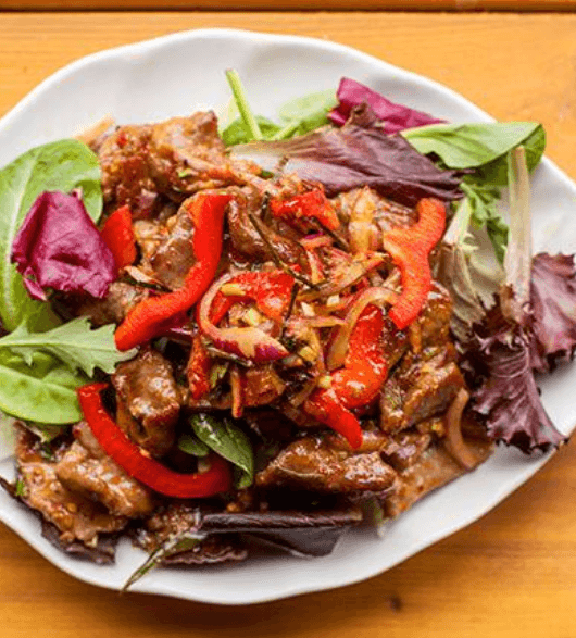 Spicy Grilled Beef Salad