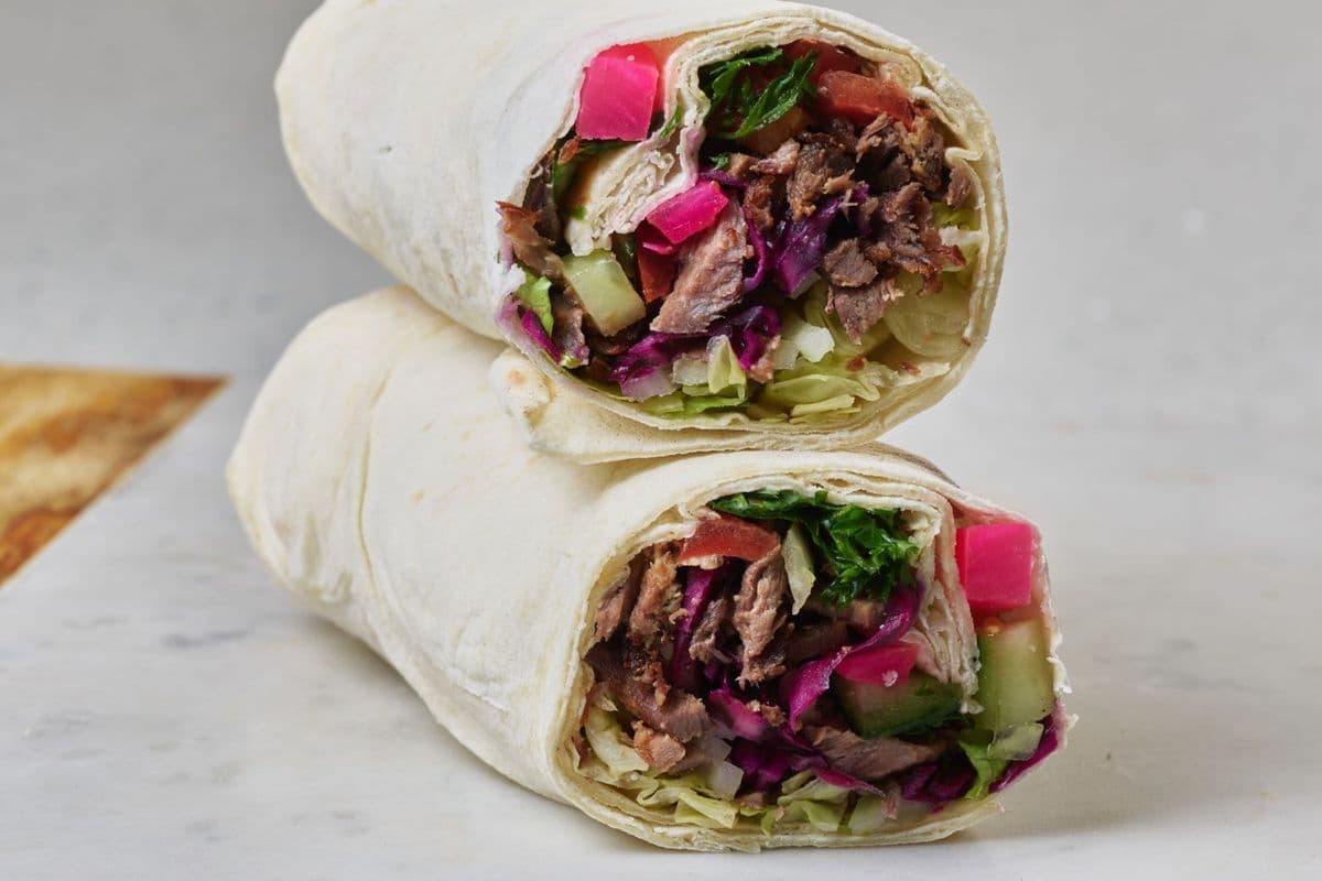 Beef Shawarma Wrap