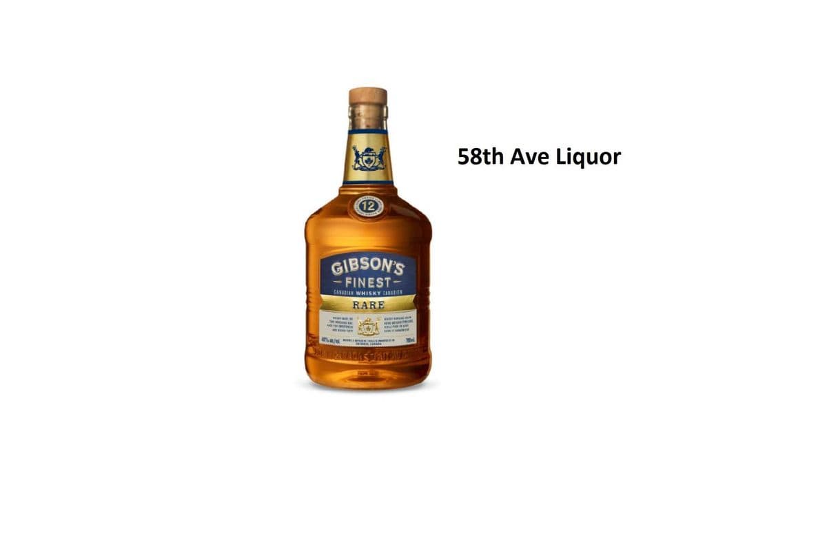 GIBSON'S FINEST RARE 12 YEARS WHISKEY 750ML (1 x 750 ML )