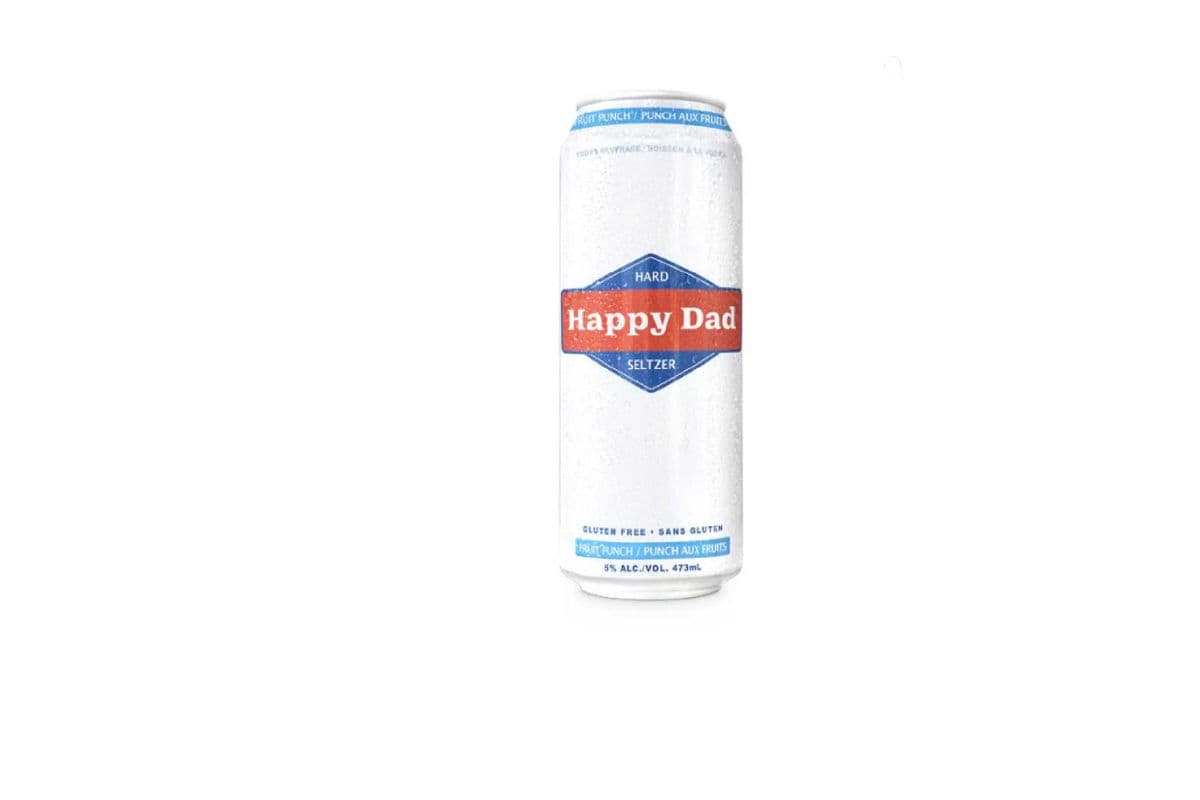 Happy Dad Fruit Punch Hard Seltzer (1 x 473ml can)