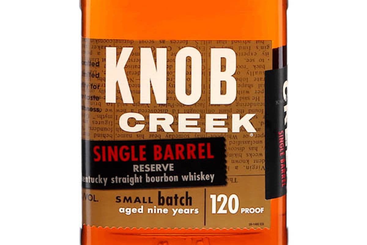 Knob Creek Single Barrel (750 ml) 120proof (1 x 750ml)