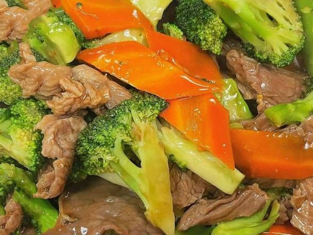 Sliced Beef with Assorted Vegetables
