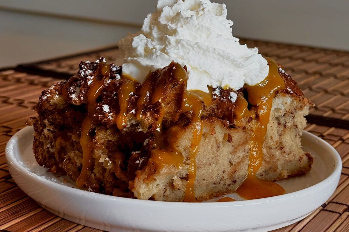 Pandesal Calamansi Bread Pudding