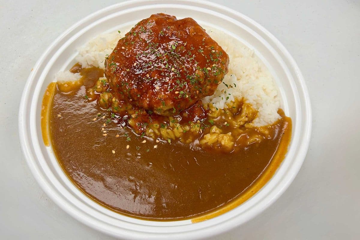 Hamburg Steak Curry Rice Bowl