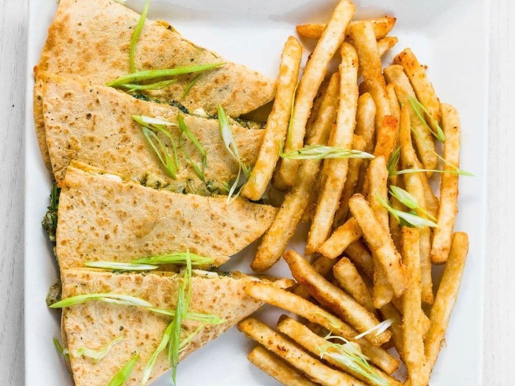 Pesto Chicken Quesadilla