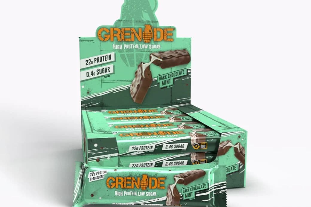 Grenade Dark Chocolate Mint Protein Bar (60 g)